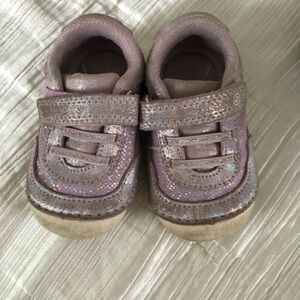 STRIDE RITE JAZZY Sparkly Purple Kids SNEAKERS